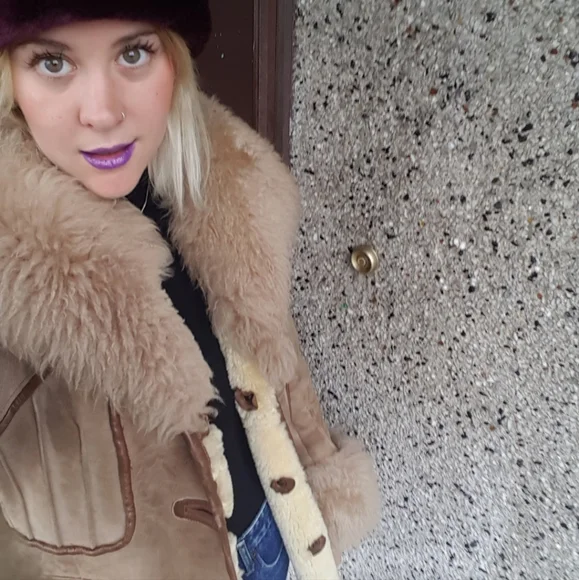 REAL vintage sherling coat - Picture 9 of 9